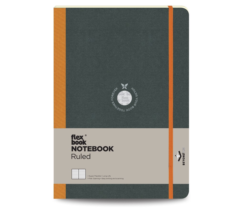Notebook Ruled Large Orange