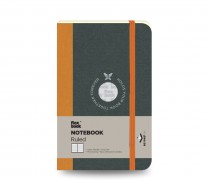 Notebook Ruled Pocket Orange