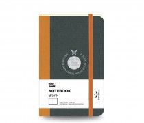 Notebook Blank Pocket Orange