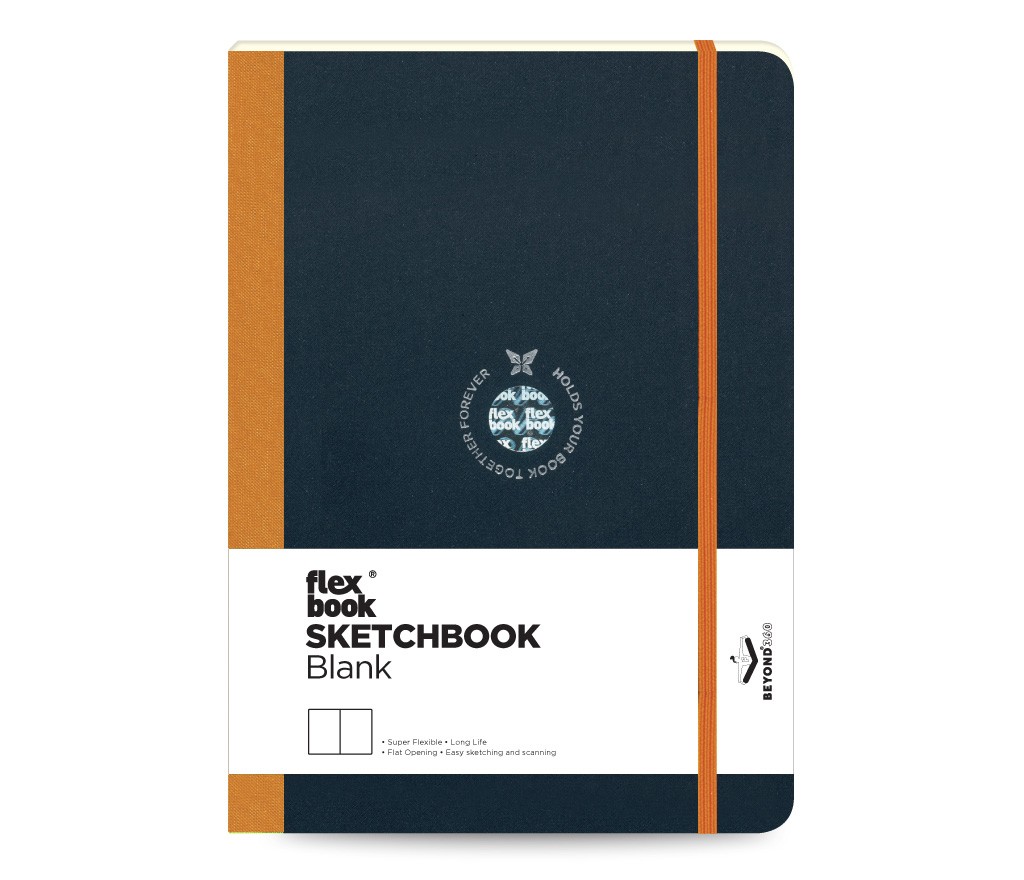Sketchbook Blank Black A4