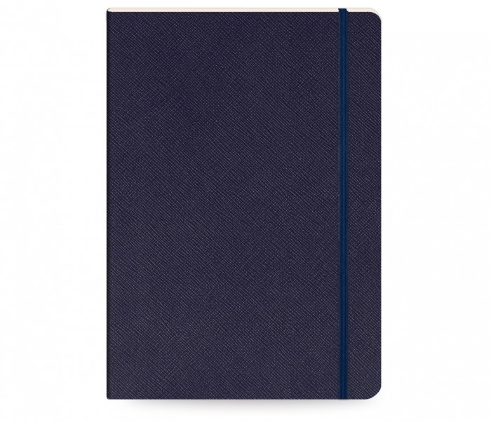 Moments Notebook Ruled Large Blue
