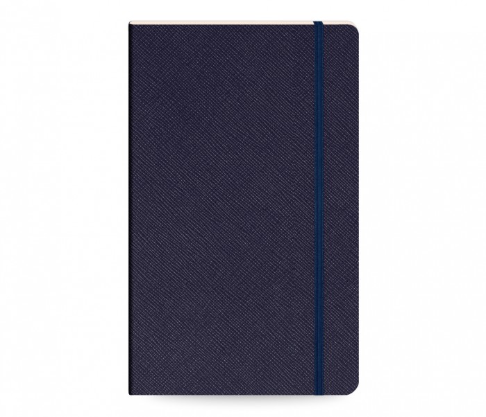 Moments Notebook Ruled Medium Blue