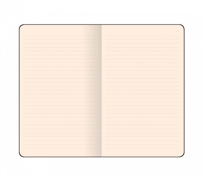 Elegant Notebook Ruled Medium White