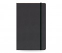 Elegant Notebook Ruled Medium Black
