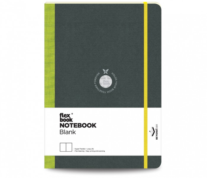 Notebook Blank Large Green