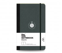 Notebook Blank Medium Black