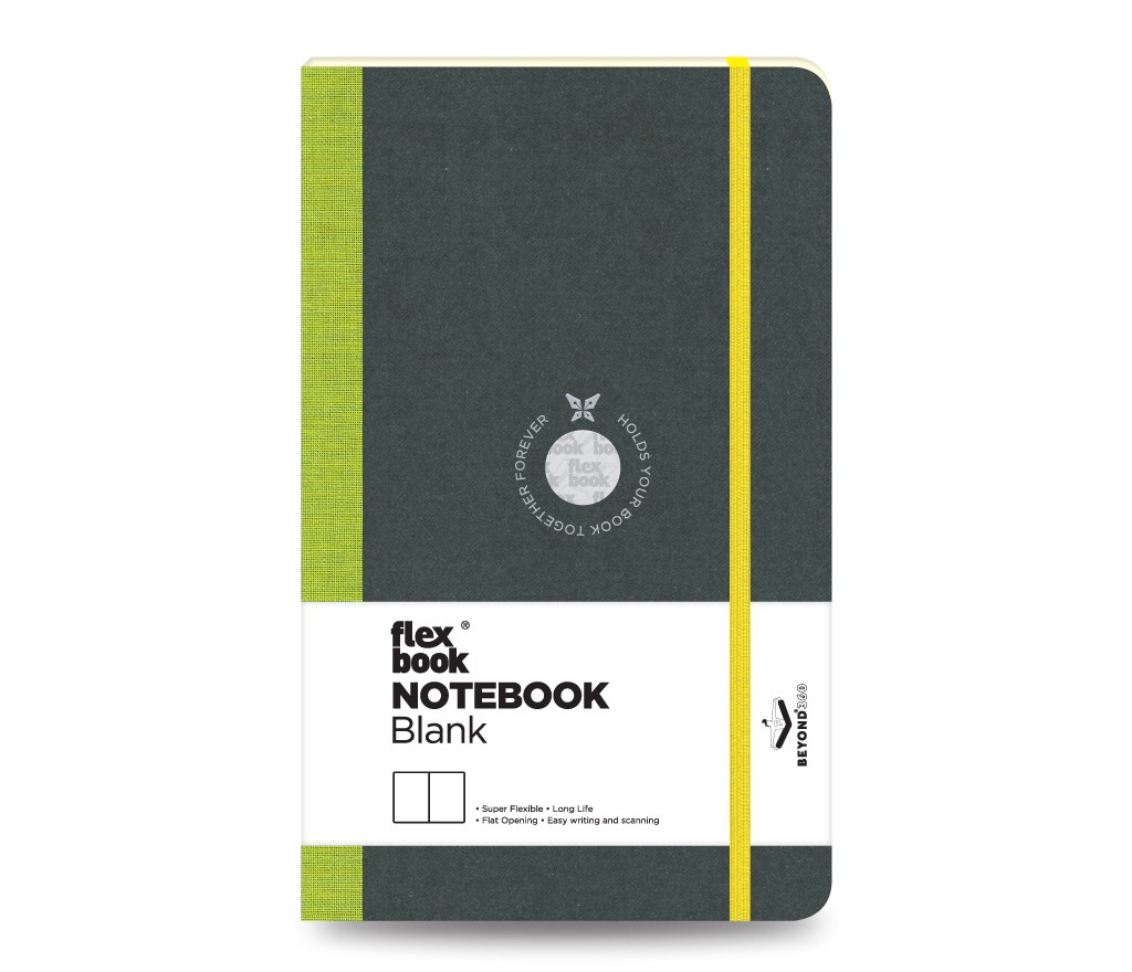 Notebook Blank Medium Green