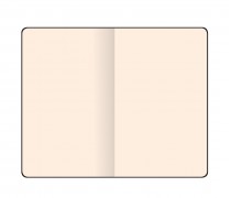 Notebook Blank Medium Red