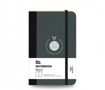 Notebook Blank Pocket Black