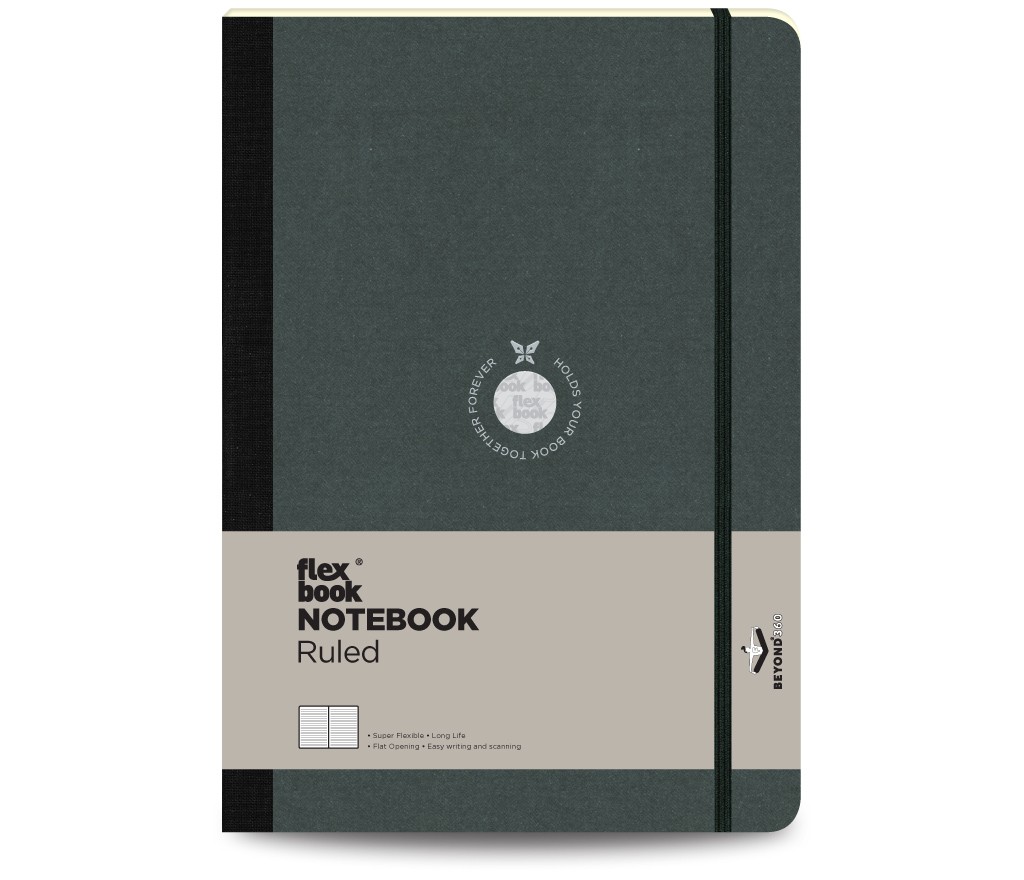 Notebook Ruled Large Black