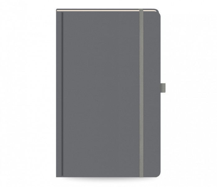 All Times Notebook Ruled Medium Grey