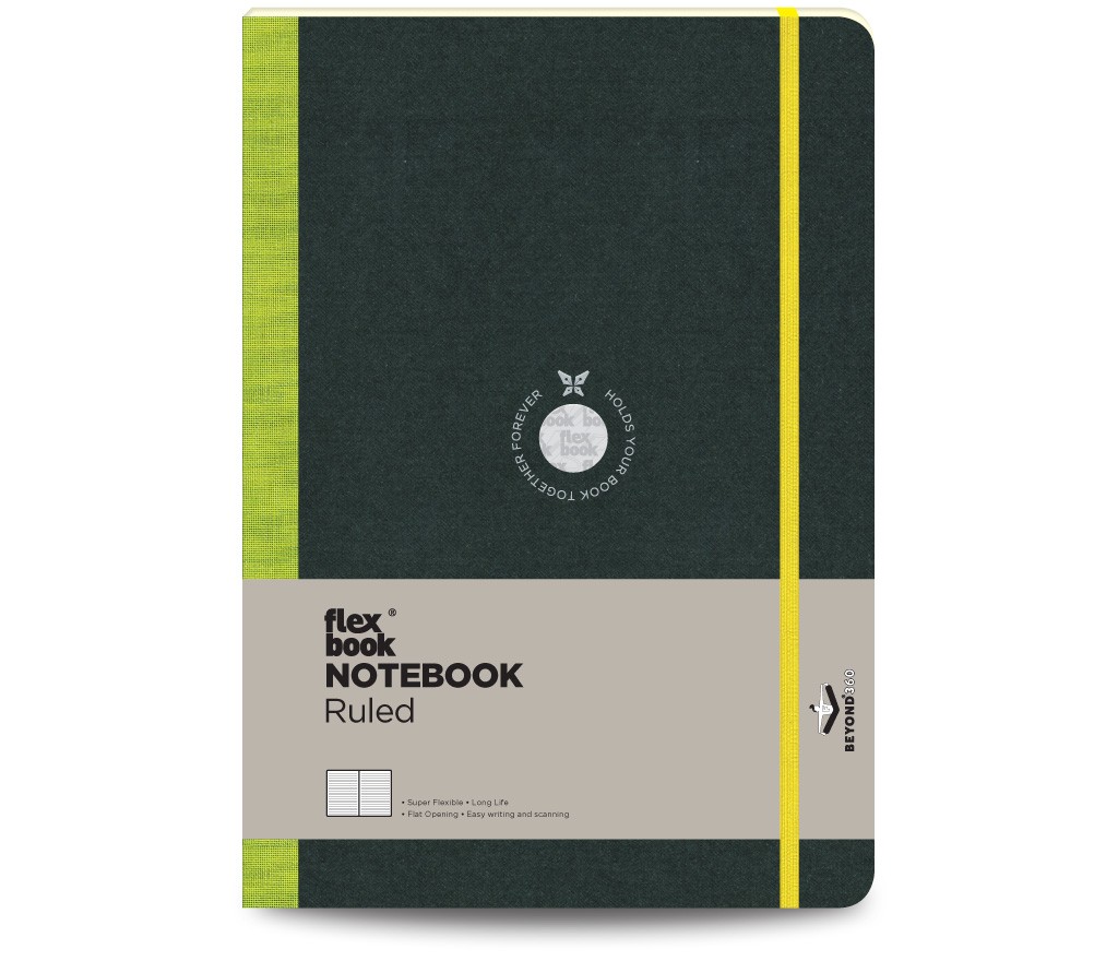 Notebook Ruled Large Green