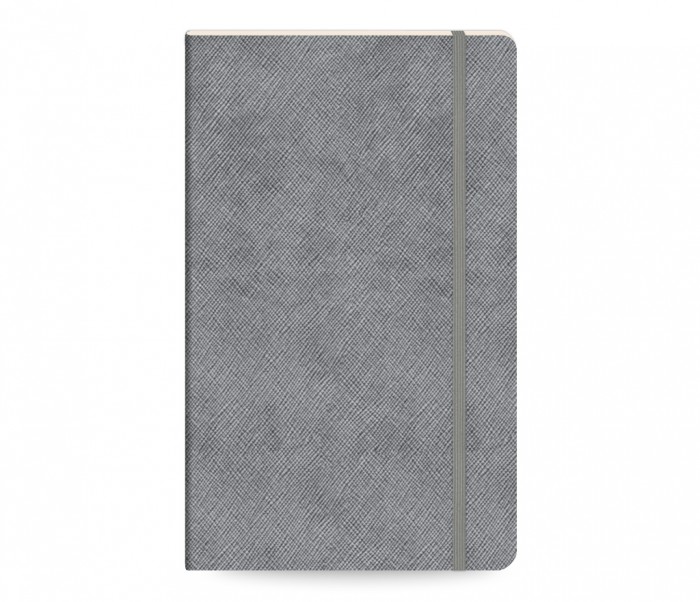 Moments Notebook Ruled Medium Ασημί