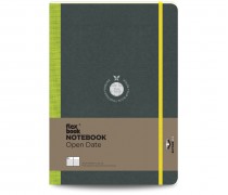 Notebook Open date Large Green