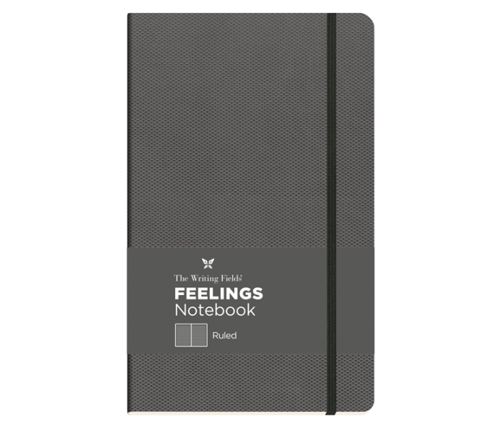 Feelings Notebook Ruled Medium Carbon
