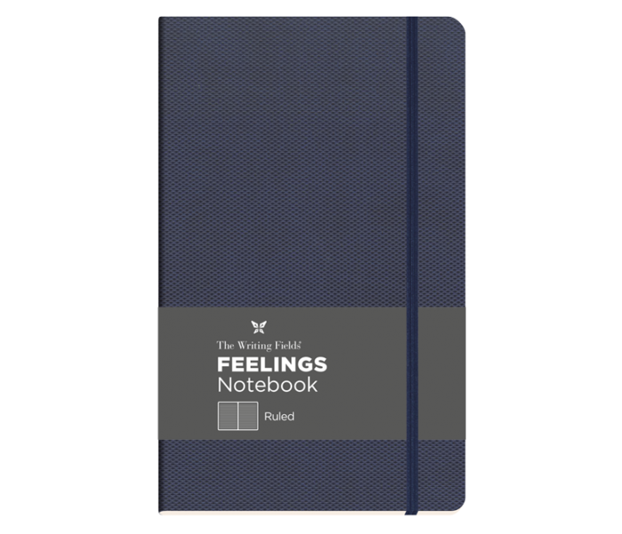 Feelings Notebook Ruled Medium Blue