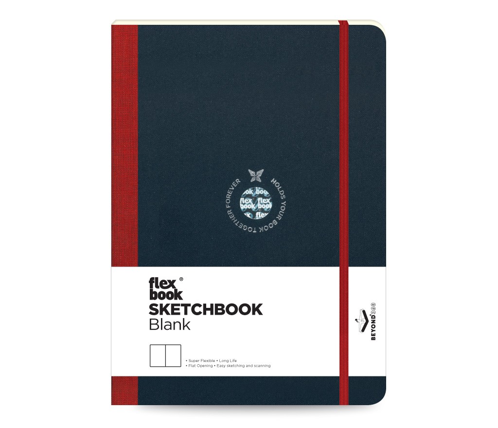 Sketchbook Blank Red Medium