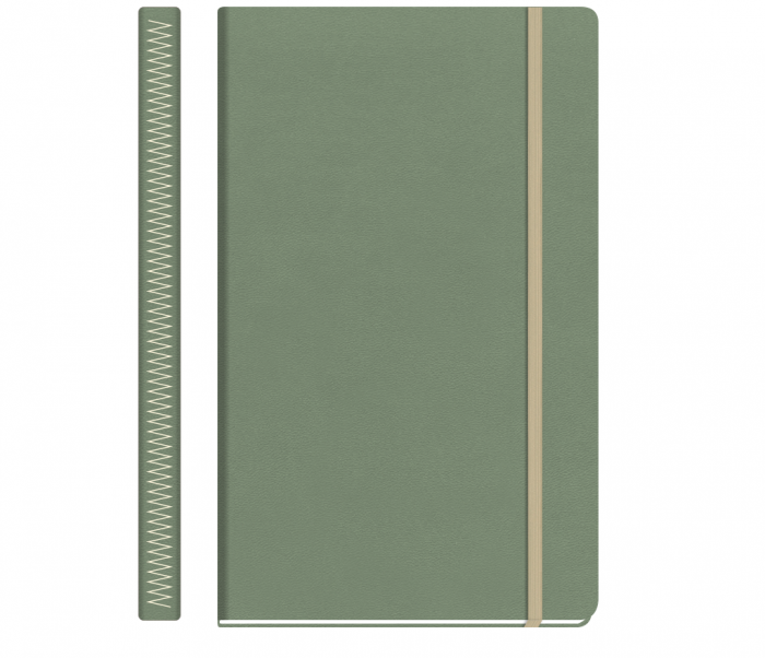 Desires Notebook Ruled Medium Olive