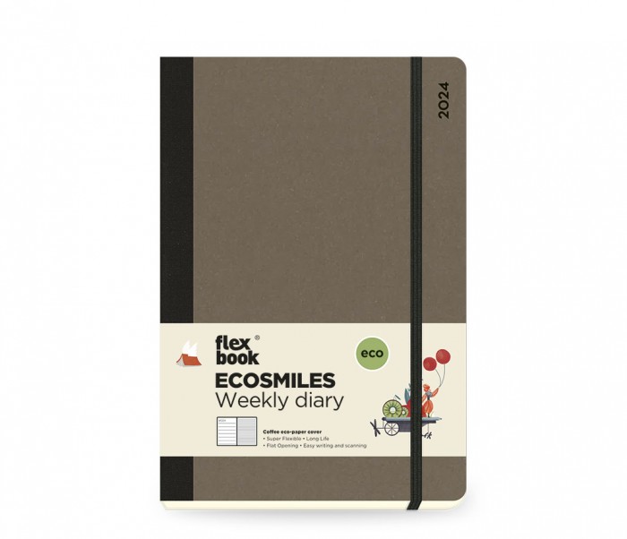 Ecosmiles Weekly Diary Medium Coffee