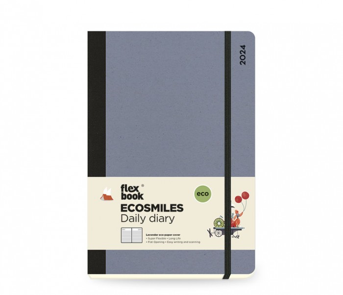 Ecosmiles Daily Diary Medium Lavender