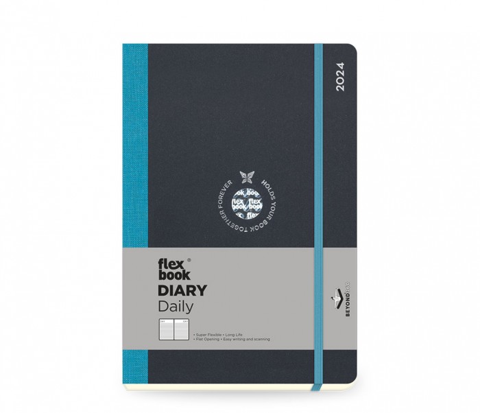 Flex Global Daily Diary Medium Turquoise