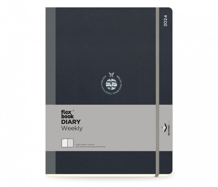Flex Global Weekly Diary Large Grey