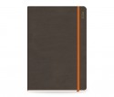 Leather Daily Diary Large Brown