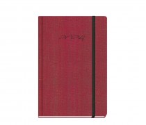 Silk Daily Diary Small Red