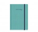Silk Daily Diary Small Turquoise