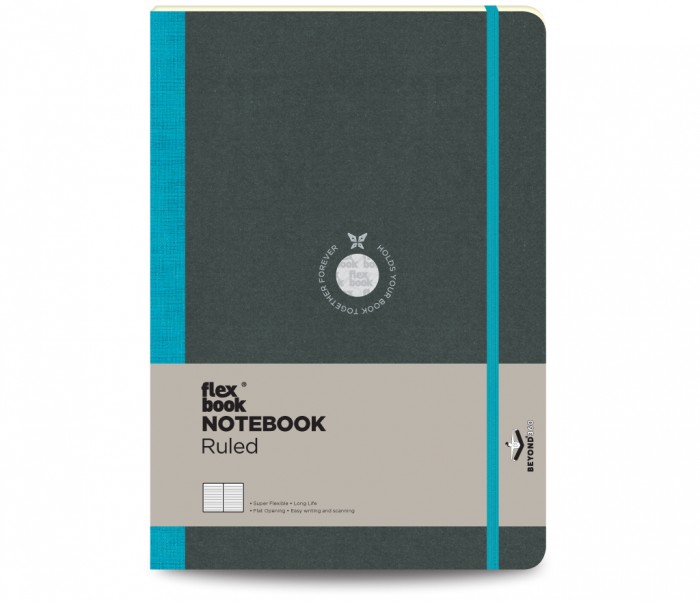 Notebook Ruled Large Turquoise