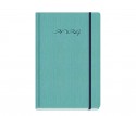 Silk Daily Diary Medium Turquoise