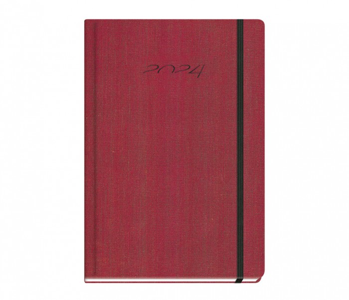 Silk Daily Diary Large Red