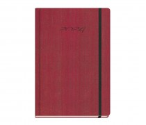 Silk Daily Diary Large Red