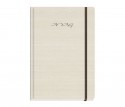 Silk Daily Diary Large Beige