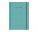 Silk Daily Diary Large Turquoise