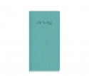 Silk Weekly Diary Slim Turquoise