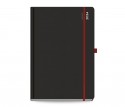 Black Rainbow Daily Diary Large Red