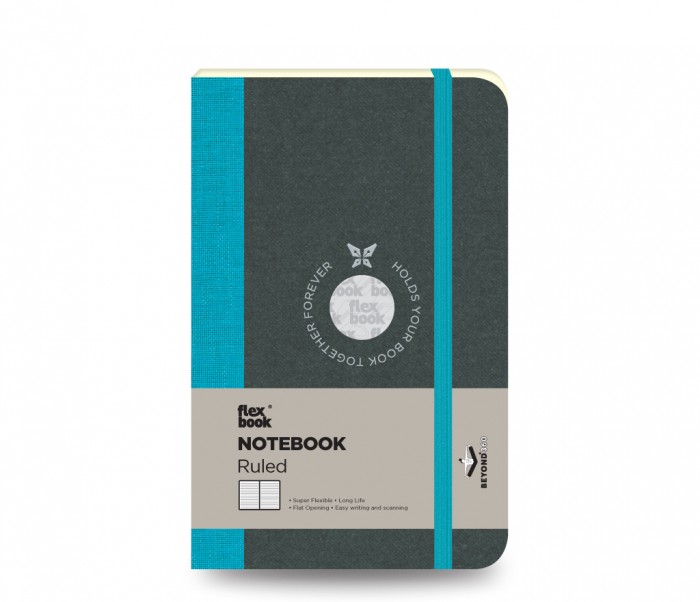 Notebook Ruled Pocket  Turquoise