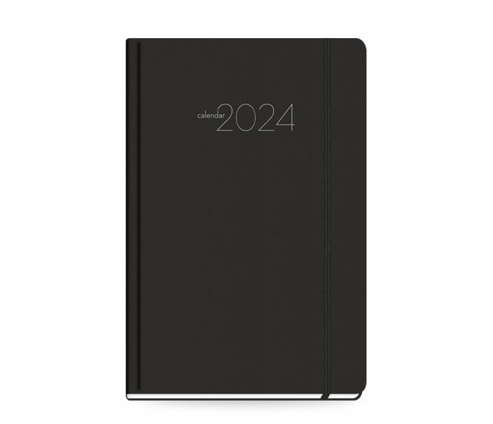 All Times 320 Daily Diary Medium Black