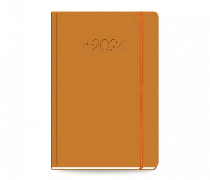 All Times 320 Daily Diary Large Orange