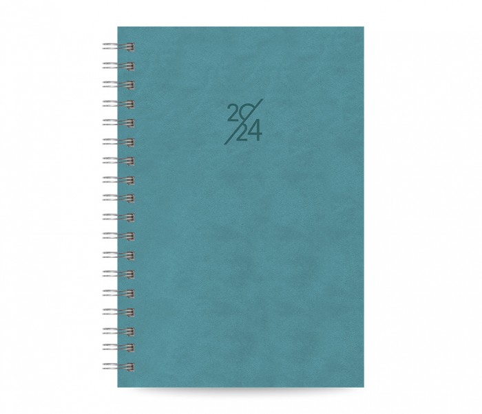 Spiral 230 Daily Diary Large Turquoise