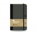 Adventure Notebook Ruled Pocket Off-Black