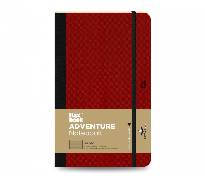 Adventure Notebook Ruled Medium Red