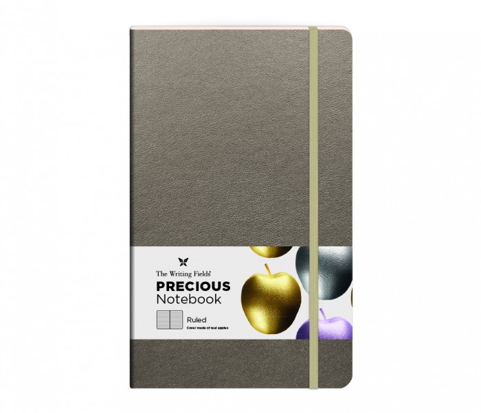 Precious Notebook Ruled Medium Silver