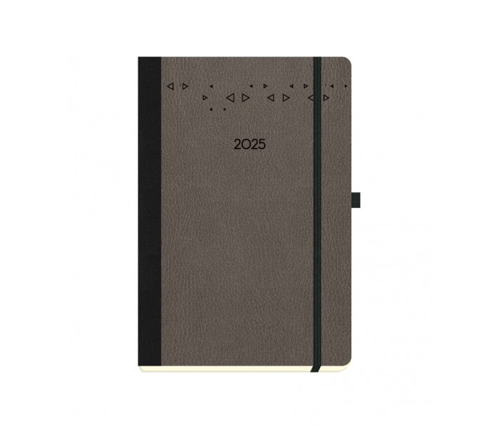 Vintage Daily Diary Medium Dark Coffee