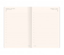 Waves Daily Diary Medium Blue