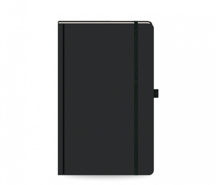 Black Rainbow Notebook Ruled Small Black