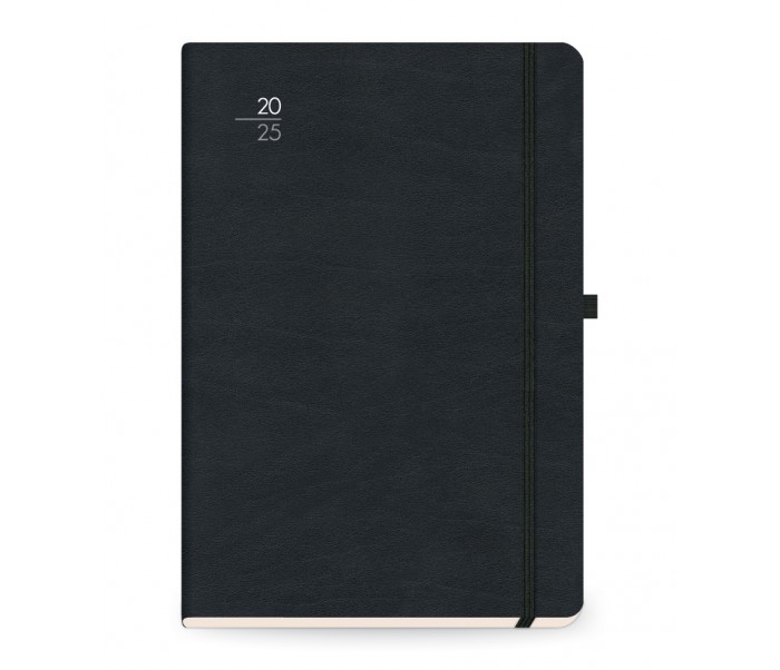 Classico Daily Diary Large Black