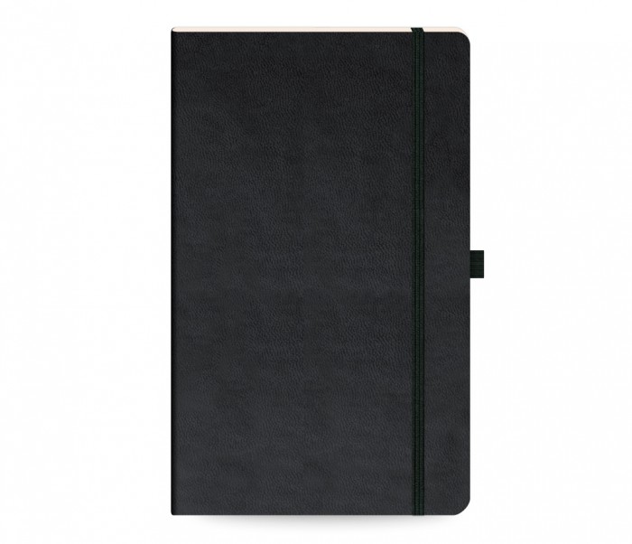 Pyrography Notebook Ruled Medium Black