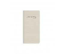 Silk Weekly Diary Pocket Beige